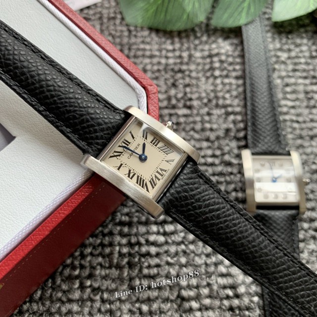 卡地亚手表 Cartier经典款法国坦克Cartier Tank Franaise系列 女装腕表 gjs1827